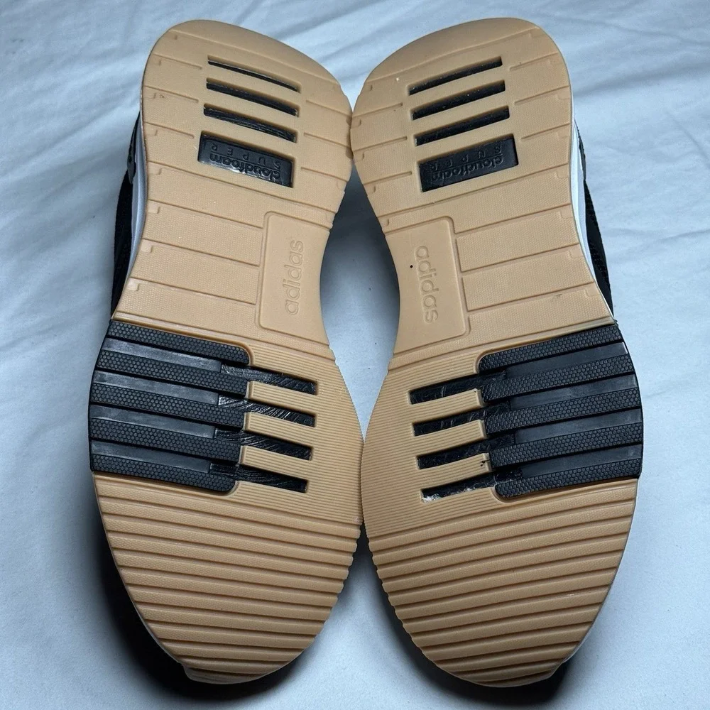Adidas Racer TR21 Black White Running Shoes Womens‎ US 5.5 Sneakers